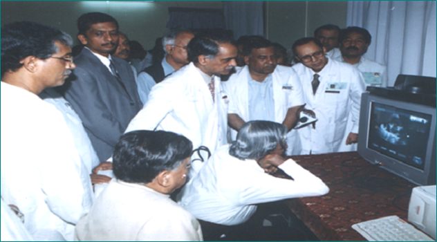 Inauguration of first Telemedicine Project at G. B. Pant Hospital, Tripura on 4th. Oct. 2002 by Hon�ble President of India Dr. A. P. J. Abdul Kalam.
